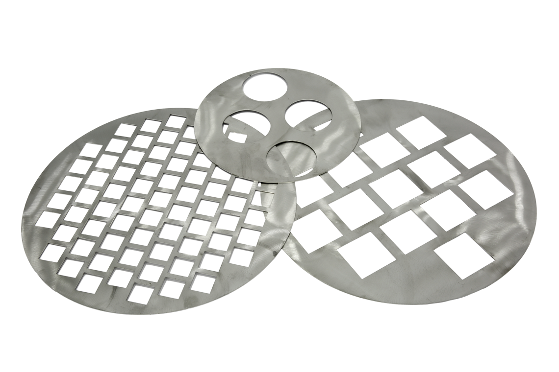 Laser perforation plates