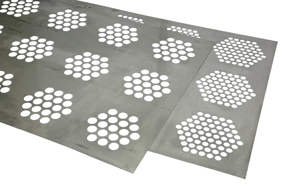 Zone perforation plates